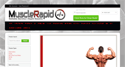 Desktop Screenshot of musclerapid.com