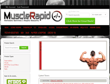 Tablet Screenshot of musclerapid.com
